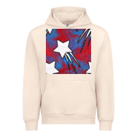 Sandshell Glitter 4th Of July Seamless Pattern Urban Hoodie - BundleAndBundleShop