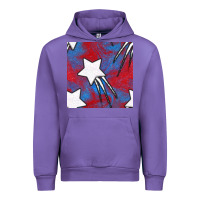 Tulip Glitter 4th Of July Seamless Pattern Urban Hoodie - BundleAndBundleShop