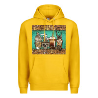Lemon skeleton coffee cups Premium Hoodie - Jasminsmagicworld