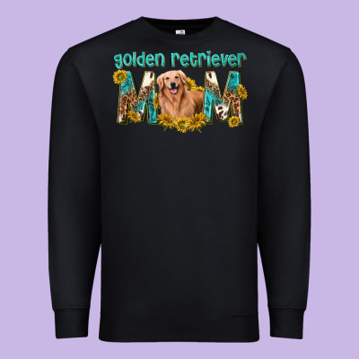 Western Golden Retriever Mom Premium Sweatshirt Designed By Texasbilliewilder