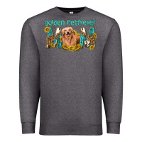 Charcoal Heather western golden retriever mom Premium Sweatshirt - texasbilliewilder