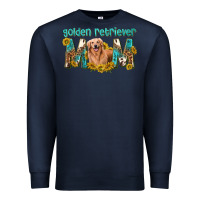 Navy western golden retriever mom Premium Sweatshirt - texasbilliewilder