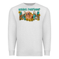 Oatmeal Heather western golden retriever mom Premium Sweatshirt - texasbilliewilder