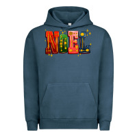 Pigment Midnight Navy noel Urban Hoodie - AdoDesignShop