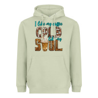 Matcha i like my coffee cold like my soul Heavyweight Hoodie - texasbilliewilder