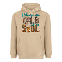 Mushroom i like my coffee cold like my soul Heavyweight Hoodie - texasbilliewilder