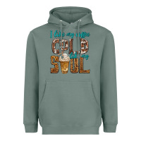 Sage i like my coffee cold like my soul Heavyweight Hoodie - texasbilliewilder
