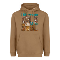 Toasted Coconut i like my coffee cold like my soul Heavyweight Hoodie - texasbilliewilder