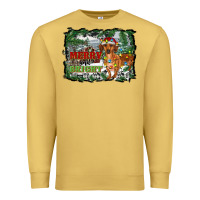 Antique Gold merry and bright  dachshund with farm Premium Sweatshirt - RanaPortraitStore