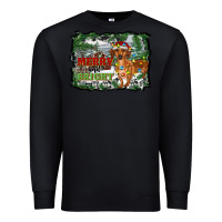 Black merry and bright  dachshund with farm Premium Sweatshirt - RanaPortraitStore
