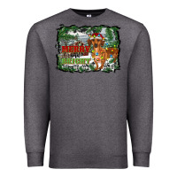 Charcoal Heather merry and bright  dachshund with farm Premium Sweatshirt - RanaPortraitStore