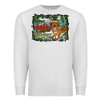 Oatmeal Heather merry and bright  dachshund with farm Premium Sweatshirt - RanaPortraitStore