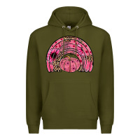 Army Green pumpkin ribbon rainbow Premium Hoodie - JahusDesignShop