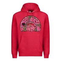 Cardinal pumpkin ribbon rainbow Premium Hoodie - JahusDesignShop