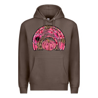Coffee pumpkin ribbon rainbow Premium Hoodie - JahusDesignShop