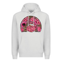 Dove Grey pumpkin ribbon rainbow Premium Hoodie - JahusDesignShop