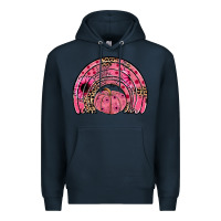 Navy pumpkin ribbon rainbow Premium Hoodie - JahusDesignShop