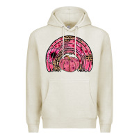 Oatmeal Heather pumpkin ribbon rainbow Premium Hoodie - JahusDesignShop