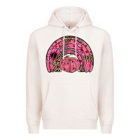 Pale Pink pumpkin ribbon rainbow Premium Hoodie - JahusDesignShop