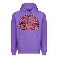 Purple pumpkin ribbon rainbow Premium Hoodie - JahusDesignShop