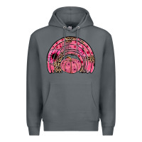 Rock pumpkin ribbon rainbow Premium Hoodie - JahusDesignShop