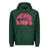 Sports Green pumpkin ribbon rainbow Premium Hoodie - JahusDesignShop