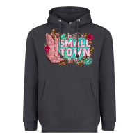 Smoke just a small town girl cowgirl boots Heavyweight Hoodie - texasbilliewilder