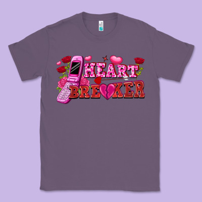 Heart Breaker Classic Tee Designed By Fadigitalartstudio