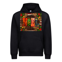 Black noel mistletoe Christmas Urban Hoodie - AdoDesignShop