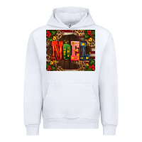 White noel mistletoe Christmas Urban Hoodie - AdoDesignShop