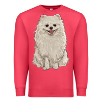 Cardinal white pomeranian Premium Sweatshirt - RanaPortraitStore