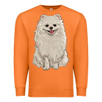 Carrot white pomeranian Premium Sweatshirt - RanaPortraitStore
