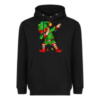 Black dabbing elf Heavyweight Hoodie - Zillion Design Studio