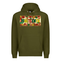 Army Green juneteenth licence plate template Premium Hoodie - Artiststas