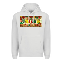 Dove Grey juneteenth licence plate template Premium Hoodie - Artiststas