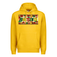 Lemon juneteenth licence plate template Premium Hoodie - Artiststas