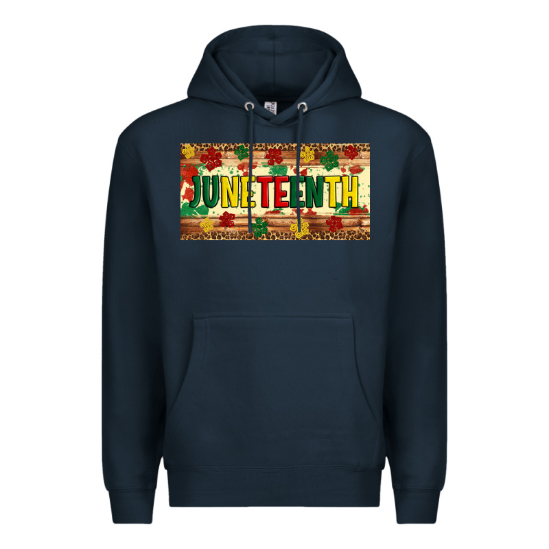 Juneteenth Licence Plate Template Premium Hoodie by Artiststas | Teevron