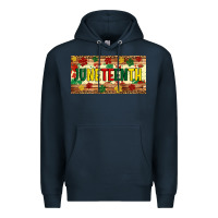Navy juneteenth licence plate template Premium Hoodie - Artiststas