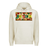 Oatmeal Heather juneteenth licence plate template Premium Hoodie - Artiststas