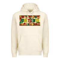 Sandshell juneteenth licence plate template Premium Hoodie - Artiststas
