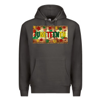 Smoke juneteenth licence plate template Premium Hoodie - Artiststas