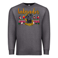 Charcoal Heather western labrador retriever mom Premium Sweatshirt - texasbilliewilder