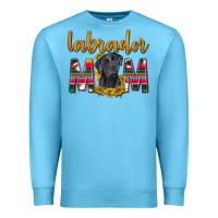 Ocean Blue western labrador retriever mom Premium Sweatshirt - texasbilliewilder