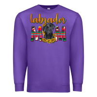 Purple western labrador retriever mom Premium Sweatshirt - texasbilliewilder