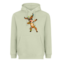 Matcha dabbing deer Heavyweight Hoodie - Zillion Design Studio