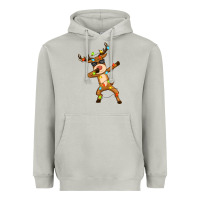 Moon Dust dabbing deer Heavyweight Hoodie - Zillion Design Studio