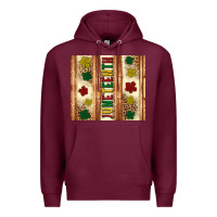 Burgundy juneteenth tumbler Premium Hoodie - Artiststas