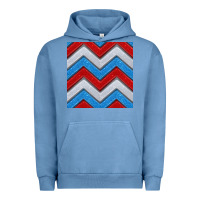Pigment Pebble Blue Glitter 4th of July Seamless Pattern Urban Hoodie - BundleAndBundleShop