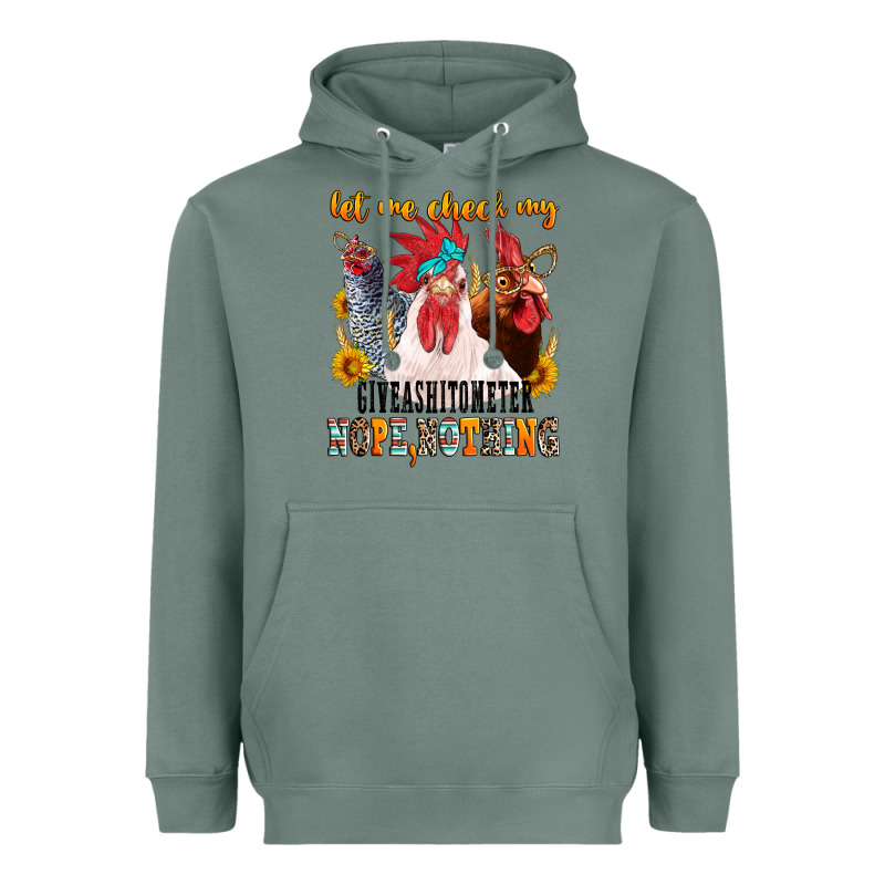 Let Me Check My Giveashitometer Heavyweight Hoodie by texasbilliewilder | Teevron