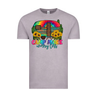 Vintage Zinc camp more worry less with caravan Vintage Tee - Artiststas